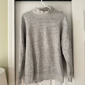 Abercrombie Gray Mock Neck Sweatshirt